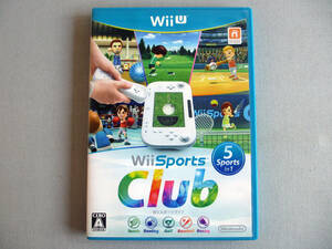 ☆★ 任天堂 Nintendo WiiU Wii Sports Club スポーツ クラブ テニス ボーリング ゴルフ 野球 ボクシング 全5種目 ソフト Wii U 匿名 ☆★