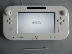 ☆★ 任天堂 Nintendo Wii U GamePad WUP-010 ゲームパッド shiro シロ 白 純正 近新品 タッチペン新品 動作確認済み 送料無料 WiiU ☆★