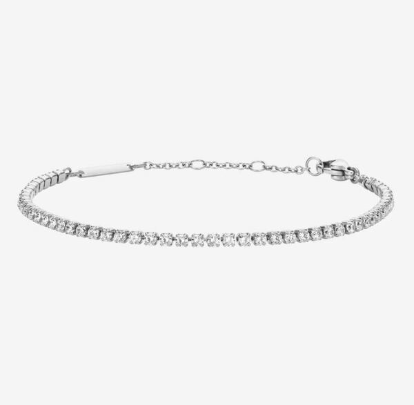 新品未使用　Daniel Wellington ダニエルウェリントン CLASSIC TENNIS BRACELET ブレスレット　シルバー　クリスタル