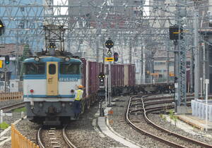 ◆◆ 【写真1枚】 EF65 2127　貨物列車　入れ換え　平野　②　KGサイズ ◆◆