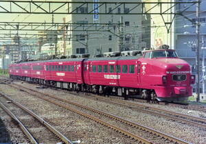 ◆◆ 【写真1枚】 481系　ボンネット　RED EXPRESS　にちりん　ブレあり　KGサイズ　◆◆