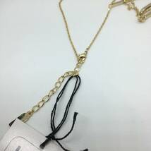 新品 MK MICHEL KLEIN ミッシェルクラン Y字ネックレス ロングネックレス ゴールド ネックレス チェーン_画像5