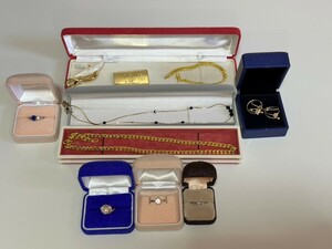 遺品整理 整理品 ネックレス アクセサリー まとめ 指輪 リング ヴィンテージ 大量