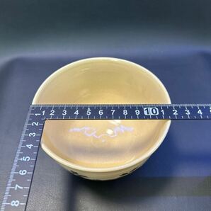 H19-26 茶道具 茶碗 【尾戸焼 桜絵茶碗】サイズ:直径12cm、高さ8cm 紙箱ありの画像8
