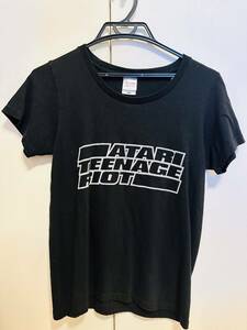 Atari Tennage Riot Tシャツ Woman Mサイズ black黒ブラック ※夏フェスティバル 野外 