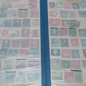 (同梱不可)外国切手 多数入り 中古ブック と 中身の台紙のみ@890の画像3