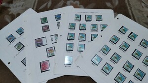 使用済 切手 コレクション 満月印 消印 欧文印 櫛形印 ローラー印 通常切手 など まとめてたくさん@940