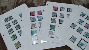 使用済 切手 コレクション 満月印 消印 欧文印 櫛形印 富士山頂印 ローラー印 通常切手 など まとめてたくさん@942