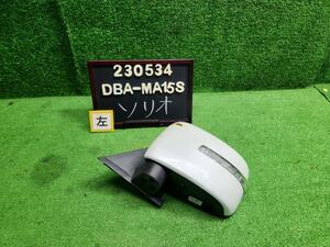 ソリオ DBA-MA15S 左サイド ドアミラー Z7T 84702-82K56-Z7T 自社品番230534