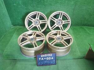 17インチEUROMAGICアルミホイール4本セット　17×7.5JJ　INSET+50　PCD100　5穴（240153）