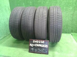 15インチ　冬　20年製スタッドレスタイヤ4本セット MICHELIN AGILIS X-ICE 195/80R15LY (240236)