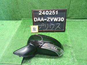 プリウス DAA-ZVW30 左 助手席 ドアミラー サイドミラー　Murakami9316　87940-47300 自社品番240251