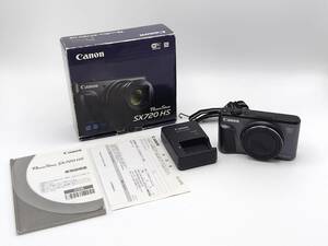 Canon キャノン Power Shot SX720HS パワーショット コンパクトデジタルカメラ ブラック 動作確認済み【5956】