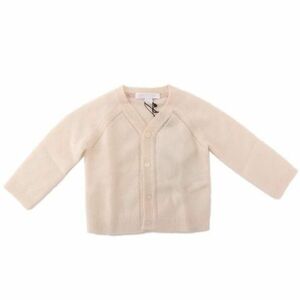 ◎【新品】【アウトレット品】BURBERRY CHILDREN　バーバリーチルドレン　キッズ　ニットカーディガン　オフホワイト系　[12M] 46988