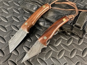 2本セット サバイバルナイフ 鋼製 シース付き 刃長約175mm アウトドア キャンプ アウトドア 野営 登山 釣り
