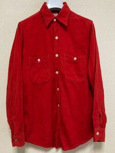 40's Vintage POLAR OUTDOOR SHIRT by E&W SANFORIZED シャモアクロス フランネルシャツ 長袖シャツ 赤 USAヴィンテージ shirts