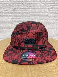 Air Jordan 5 Panel エア ジョーダン 5 パネル ジャンプマン ハット ジェットキャップ 赤黒 CAP 