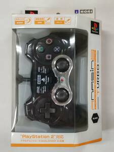 新品！PS2 HORI アナログ振動パッド2ターボ HP2-137 BLACK　A