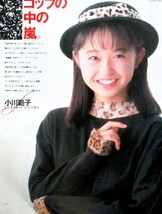 ♪小川範子切り抜き42枚+ピンナップ他！浅香唯渡辺満里奈中村由真西村知美工藤静香生稲晃子河田純子本田理沙荻野目洋子島田奈美_画像4