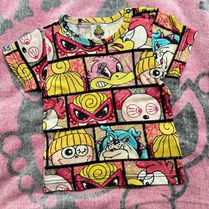 HYSTERIC MINI【ヒステリックミニ】半袖Tシャツ カットソー コットン 総柄 ベビー服