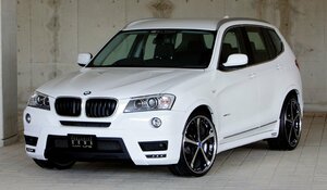 M'z SPEED 4点キット 未塗装 FRP BMW X3 LDA-WY20 H24.9～H26.5 xDrive 20d ブルーパフォーマンス Mスポーツパッケージ付き車除く