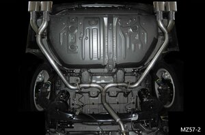 M'z SPEED エキゾーストシステム (MZ57-2) チタン ヴォクシー DAA-ZWR80G H26.1～H29.7 2ZR-5JM ハイブリッドV/X MC前