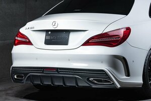 M'z SPEED リアアンダースポイラー 未塗装 FRP メルセデスベンツ CLAクラス (C117) 117342 H28.8～R1.9 CLA180 AMG スタイル