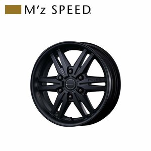 M'z SPEED juno 859 MONOBLOCK 17×6.5J PCD139.7 6H +38 マットブラック 17インチ 鋳造1ピースアルミホイール 1本