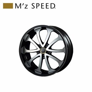 M'z SPEED juno Babel 22×9.0J PCD114.3 5H +35 ブラック/ポリッシュ 22インチ 鋳造1ピースアルミホイール 1本