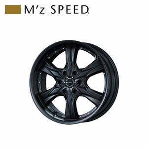 M'z SPEED juno crystalline 20×8.5J PCD139.7 6H +20 マットブラック 20インチ 鋳造1ピースアルミホイール 1本