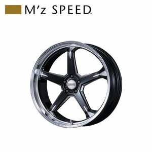 M'z SPEED FORGED DESIGN 888 22×9.0J PCD114.3 5H +38 マシニング/ブラック 22インチ 鍛造1ピースアルミホイール 1本