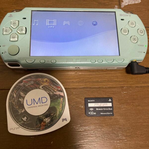 PSP 2000 動作品　バッテリー、充電器無し　モンハン2ndG