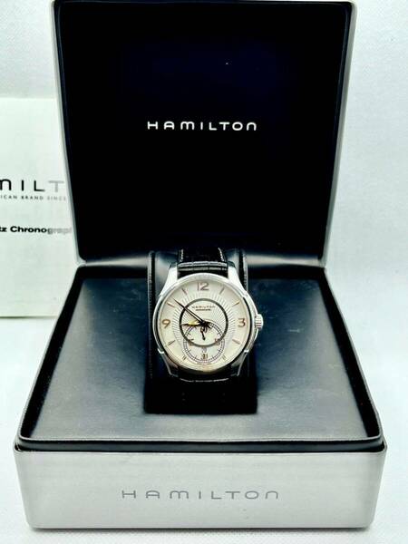 ハミルトン HAMILTON ジャズマスター　デイト　H325550 自動巻き　腕時計 クロコ
