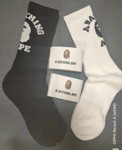 A BATHING APE アベイシングエイプソックス 2足セット