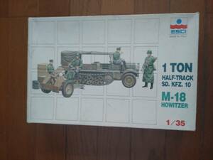 ESCI 1/35 1ton half truck S.kfz.10 -18HOWITER