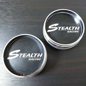 ステルスレーシング ホイールキャップ 2個 ハブキャップ センターキャップ STEALH