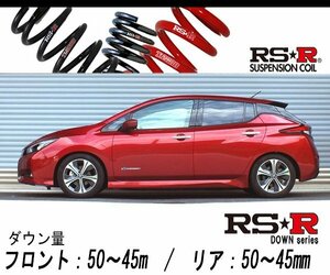 [RS-R_RS★R SUPER DOWN]ZE1 リーフ_e+ G(2WD_EV_H31/1～)用競技専用ダウンサス[N503S]