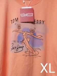 TOM AND JERRY メンズ トムとジェリー 半袖Tシャツ Tシャツ XL LL