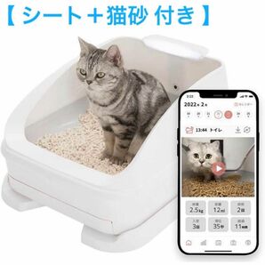 獣医師 共同開発 猫スマートトイレ 尿量 回数 体重 自動計測 見守りカメラ 多頭飼い対応 健康管理 システムトイレ