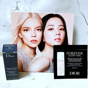 Dior ディオールスキン フォーエヴァー フルイドグロウ 1N　グロウヴェール リキッドファンデーション 化粧下地