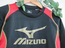 USED　ミズノ　MIZUNO　黒　ブラック　長袖Tシャツ　150　送180円_画像2