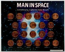 アメリカ　1969年　宇宙コイン　MAN IN SPACE　22枚セット　記念メダル　_画像1