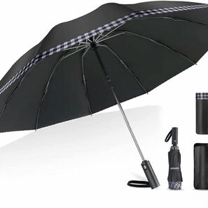 【晴雨兼用】メンズ 折りたたみ傘 日傘 UVカット 紫外線対策 雨傘 黒 逆折り式 耐強風 大判傘 大きい 2人入れる 濡れない