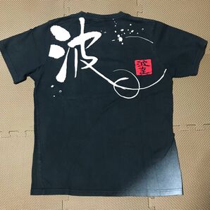 波逹　和柄　Tシャツ サイズL