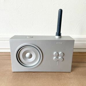 ★送料無料★LEXON ポータブルラジオ AM/FM TYKHO RADIO レクソン ティコラジオ シルバー デスクトップラジオ