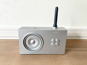 ★送料無料★LEXON ポータブルラジオ AM/FM TYKHO RADIO レクソン ティコラジオ シルバー デスクトップラジオ