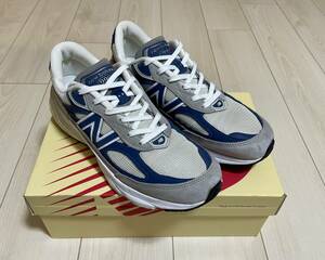 【中古美品】New Balance U990TC6 GRAY 27.0cm ニューバランス Made in USA 990 v6 TC6 990V6 アメリカ製 1円スタート 送料込み