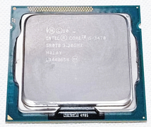 送料無料 Intel Core i5-3470 (3.2GHz/TB:3.6GHz/SR0T8 bulk LGA1155/4C/4T/L3 6M/HD2500/TDP77W 起動確認済_画像1
