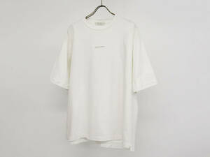 18522 PUBLIC TOKYO パブリック トウキョウ バック ボックス プリント オーバーサイズ ヘビーウェイト 半袖 Tシャツ size1 白 メンズ 夏物