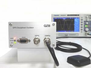 ♪ [ホールドオーバー機能搭載] GPSDO 10MHz 基準発振器 GPS同期発振器 周波数標準器 マスタークロック / 7出力まで増設可能